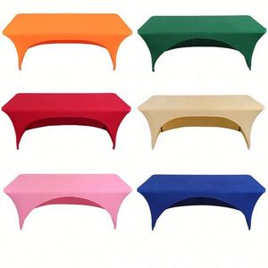 Custom-Printed CMYK Wrinkle-Free Durable Reusable Polyester Geometric Pattern Simple Wholesale 6Ft Stretch Spandex Exhibition - Product Image 1