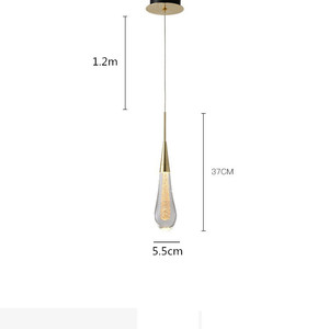 Luci moderne a goccia <span class=keywords><strong>lampadari</strong></span> a soffitto a Led <span class=keywords><strong>per</strong></span> la casa di lusso in vetro lampada di cristallo <span class=keywords><strong>lampadari</strong></span> luce di illuminazione Vanity - Product Image 3