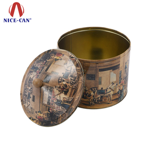 Cấp Thực Phẩm Tùy Chỉnh In Ấn Carousel Quà Tặng Âm Nhạc Hộp <span class=keywords><strong>Cookie</strong></span> <span class=keywords><strong>Tin</strong></span> Kẹo Sô Cô La Kim Loại Bao Bì Giáng Sinh Hộp Thiếc - Product Image 3