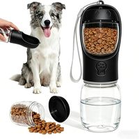 Bouteille d'eau portable pour chien, récipient alimentaire, anti-fuite, sans BPA, écologique, avec couvercle, bol d'eau de voyage pour chiot, essentiels pour la promenade