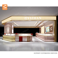 Compteur d'affichage optique élégant de lumière de MDF LED pour des montres et la vitrine de magasin de bijoux pour la décoration de magasin