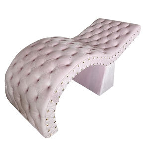 Cama de Masaje Moderna para Salón de Belleza de Lujo, Cama de Pestañas Rosa con Curva Personalizada en Venta - Product Image 2