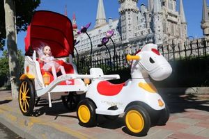 La Chine fournit 3 en 1 voiture électrique <span class=keywords><strong>Pony</strong></span> Rickshaw Royal Carriage voiture électrique de grande valeur voiture parent-enfant - Product Image 2