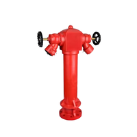 BS14384 EN accessoire extérieur de bouche d'incendie de pilier humide britannique à 2 voies en fonte pour équipement de lutte contre les incendies
