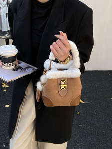 กระเป๋าถือสะพายข้างผู้หญิงแฟชั่นระดับไฮเอนด์รุ่นใหม่ปี 2026 กระเป๋าสะพายไหล่เดี่ยวอเนกประสงค์กันน้ำทรงถัง - Product Image 5