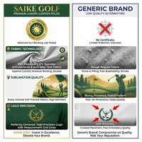 SAIKE Polo de golf personnalisé pour homme, style uni, manches courtes, logo personnalisé, marque privée, uniforme de club, vêtements de sport classiques