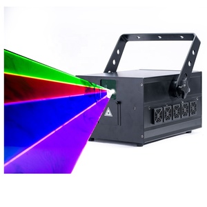 Luz de discoteca RGB a todo color ILDA DMX Control <span class=keywords><strong>DJ</strong></span> Iluminación Verde 10W Luz láser de animación - Product Image 4