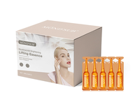 Coréen anti-âge hydratant ordinaire blanchissant Nicotinamide or soins de la peau visage éclatant visage ampoule sérum ensemble de marque privée