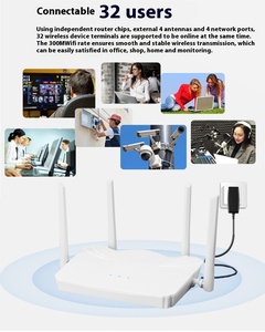 Enrutador <span class=keywords><strong>Wifi</strong></span> 4G Lte con ranura para tarjeta Sim 300Mbps CPE <span class=keywords><strong>Router</strong></span> 192.168.1.1 Enrutador <span class=keywords><strong>Wifi</strong></span> Plug & Play Fácil de usar - Product Image 5