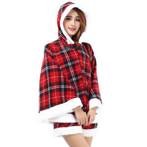 <span class=keywords><strong>Robe</strong></span> de <span class=keywords><strong>Noël</strong></span> pour femme <span class=keywords><strong>Sexy</strong></span> Santa Claus Hoodie Cosplay Costumes Christmas Party Dress for Girls Women Clothes - Product Image 3