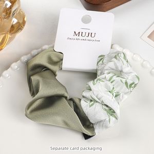 11cm rétro Satin Extra Large chouchous pour femmes arc bicolore épais bandeau de cheveux élégant chignon <span class=keywords><strong>coiffure</strong></span> accessoires - Product Image 4