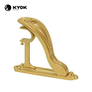 KYOK <span class=keywords><strong>Tringle</strong></span> à <span class=keywords><strong>rideau</strong></span> de luxe en <span class=keywords><strong>bambou</strong></span> doré caché Alternatives à la <span class=keywords><strong>tringle</strong></span> à <span class=keywords><strong>rideau</strong></span> à charnière romaine nordique Accessoires pour la maison - Product Image 6