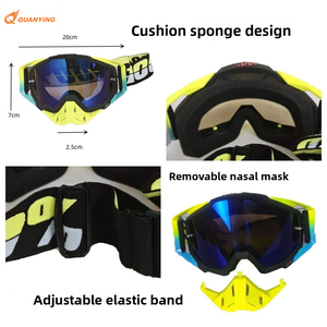Casque intégral/flip-off ZXC pour tout-terrain, <span class=keywords><strong>masque</strong></span> facial 100% intégré, matériau ABS, doublure en polyester pour VTT et descente - Product Image 2