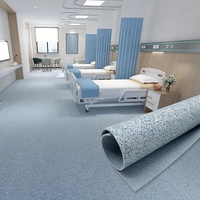 Direkt vom Hersteller: Rutschfester, Feuerhemmender, Langlebiger 2mm 3mm PVC-Rollenboden für Krankenhäuser und Operationssäle