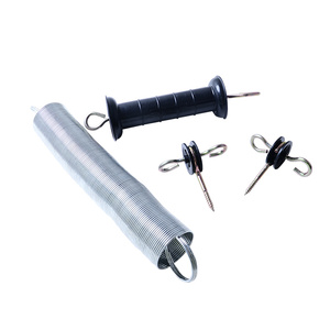 Kit de poignée de portail à <span class=keywords><strong>ressort</strong></span> pour clôture électrique galvanisée HPSFENCE, ensemble de portails extensibles pour clôture de pâturage agricole pour bovins et chevaux - Product Image 4
