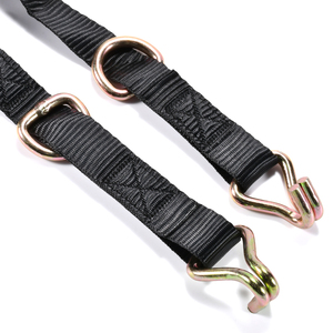 Sangles d'arrimage à <span class=keywords><strong>cliquet</strong></span> personnalisées à haute tension avec boucle en D de 27 mm, directement de l'usine, pour la logistique des sports motorisés - Product Image 4