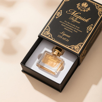 Flacon d'échantillon de parfum avec logo imprimé personnalisé boîtes d'emballage en papier en carton rigide coulissant emballage de boîte de parfum à tiroir