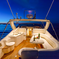 Barge à ponton de luxe en aluminium 2025, idéale pour les pêches, les croisières et les fêtes en famille, à vendre