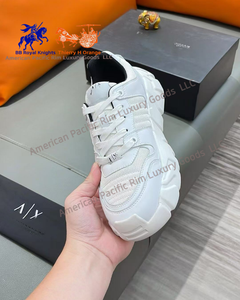 Amani 2025 Zapatillas Casuales con Cordones para Hombre Color Caqui, Suela Plana, Zapatos para Caminar, Cuero Genuino de Vaca, Logotipo Personalizado, Gran Venta - Product Image 6