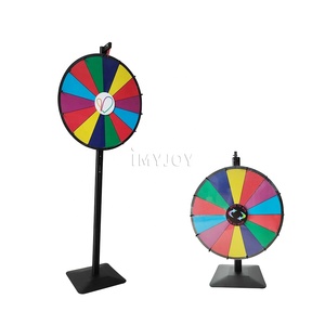 24s personalizza fortune carnival award table lucky draw spin prize <span class=keywords><strong>the</strong></span> wheel arcade games con supporto - Product Image 2