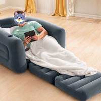 Canapé gonflable pliant robuste chaise de canapé gonflable simple pour adultes canapé d'air extérieur pour camping pique-nique plage voyage