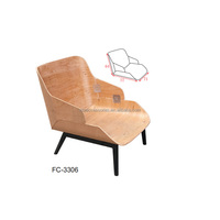 Nouvelle conception moderne et durable, cadre de table en contreplaqué d'eucalyptus courbé avec pieds en métal coloré pour l'école et la maison