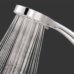 Skin softening effects seamless design dirt accumulation prevention ABS plastic high pressurized hand shower head