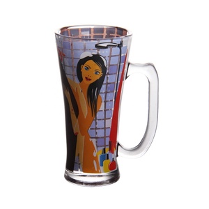Taza <span class=keywords><strong>de</strong></span> <span class=keywords><strong>cerveza</strong></span> <span class=keywords><strong>de</strong></span> cristal con mango e impresión personalizada, 13oz baratos <span class=keywords><strong>de</strong></span> vasos <span class=keywords><strong>de</strong></span> vidrio, venta al por mayor, gran oferta - Product Image 3