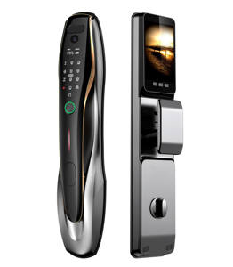 Cerradura Inteligente de Aluminio con Reconocimiento Facial 3D Tuya, Huella Dactilar, Contraseña, Tarjeta, Llave, <span class=keywords><strong>Intercomunicador</strong></span> Visual Activo con Cámara HD - Product Image 1