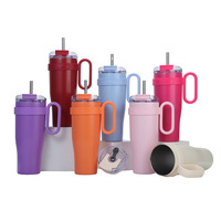Gobelet isotherme en acier inoxydable 40 oz, design 2024, éco-responsable, minimaliste, couleurs et logo personnalisables, Atlas DrinkWare HANDGRIP