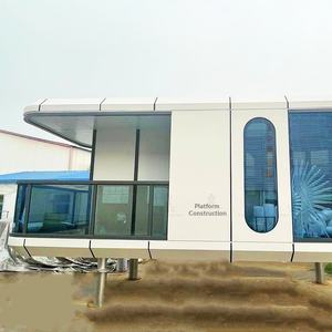 Maison de vacances de campagne, bâtiment modulaire en conteneur à faible coût, style simple, capsule spatiale, B&B mobile - Product Image 1