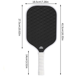 Pala de Pickleball de Fibra de Carbono de 16 mm de Grosor, Aprobada por la USAPA, Equipo de Entrenamiento, Forma Estándar, Diseño sin Bordes - Product Image 5
