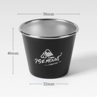 야외 캠핑 맥주컵 50ml 304 스테인리스 스틸 컵 경량 미니 차 우유 음료 머그 물병 컵