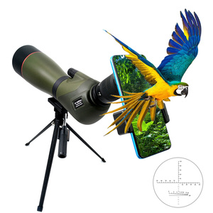 Longue-vue HD 20-60x80mm avec lentille FMC et réticule pour observation à distance - Product Image 2
