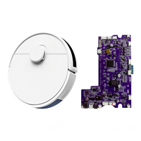 ODM Evoflint CS087 Robot Vacuum Pintar ESP32 PCBA Layout Mapping Laser Navigation AI Optimalisasi Jalur AI Aplikasi Seluler Otomatis untuk Karpet