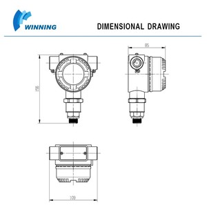 Sử dụng rộng rãi tự động flameproof ± 3kpa 0-1mpa máy phát áp lực bền và hiệu quả chi phí - Product Image 3