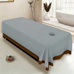 Beauty <b>Bed</b> Large <b>Bed</b> <b>Single</b> Beauty Salon Special Thick <b>White</b> With Holes <b>Single</b> Piece Anti Wrinkle Easy to Wash - Product Image 3