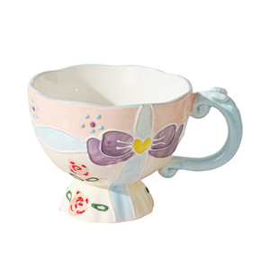 Haushalts-Keramiktassen & -Becher im Amerikanischen Stil, Niedliche Kaffee-, Milch- & Wasserbecher, Ästhetische <span class=keywords><strong>Souvenirs</strong></span>, Spülmaschinenfeste Tassensets - Product Image 5