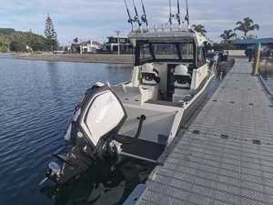 Yate de Pesca Deportiva de Aluminio de Lujo de 23 pies (7 m), Soldado, para la <span class=keywords><strong>Venta</strong></span>, para Turismo, Cruceros y Ocio, con Motor Fuera de Borda Incluido - Product Image 3