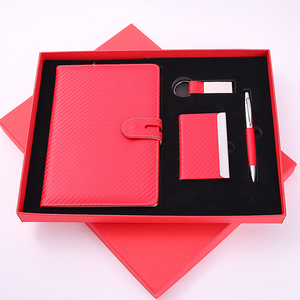 Hadiah promosi barang hadiah Medis Dokter perusahaan Vip eksekutif 4in 1 bisnis A5 Notebook pemegang kartu Set hadiah - Product Image 3