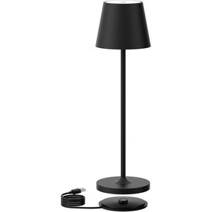 Lámpara de Mesa Inalámbrica Recargable con 3 Colores y Atenuación Gradual, LED, Metálica, Moderna, 80 - Product Image 1