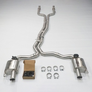 ระบบท่อไอเสียแต่งแบบ Catback สำหรับ Mercedes Benz W205 C43 AMG 3.0T 304SS พร้อมวาล์วควบคุมเสียงแบบรีโมท  ผิวขัดเงา รับประกัน 5 ปี ขายดี - Product Image 3