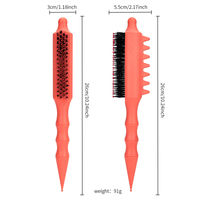 Brosse Définition Boucles en Gros, Brosse à Cheveux Ergonomique à Poils en Nylon pour Démêlage et Coiffage des Cheveux Bouclés, Fourniture en Vrac