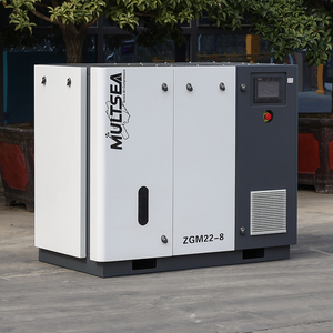 大容量可変周波数潤滑空冷式モーター＆エンジンスクリューエアコンプレッサー - Product Image 3