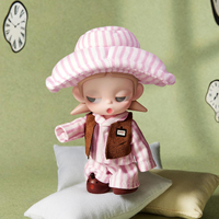 Figurines d'action authentiques POP MART Zsiga Life Is a Show MINI, boîte mystère, lot de 8 pièces, jouet de designer, figurines de collection Chibi, cadeaux de bureau