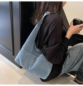 大容量复古波西米亚牛仔女式肩包秋冬休闲时尚流浪包 - Product Image 5