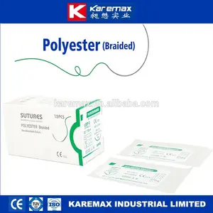 ไหมเย็บแผลผ่าตัดแบบใช้แล้วทิ้ง ปลอดเชื้อ ไม่ดูดซึม สำหรับสัตว์ - Product Image 1