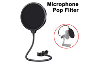 Filtre anti-pop métal col de cygne micro filtre support professionnel personnalisé pulvérisation garde