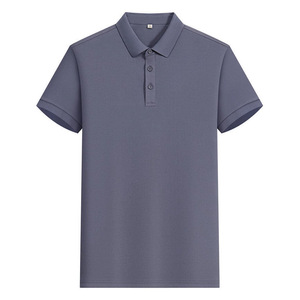 Polo Shirt Short Sleeve Solid Color Cotton Men Women Daily Wear Work Uniform Custom Logo Printing - Product Image 3