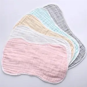 亚马逊热卖定制彩色婴儿打嗝布100% 纯棉柔软婴儿围兜和新生婴儿细面打嗝布